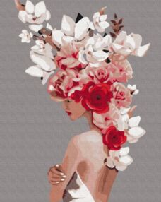 Розпис по номерах 40х50 BS36695 Квіткова тіара brushme Брашми