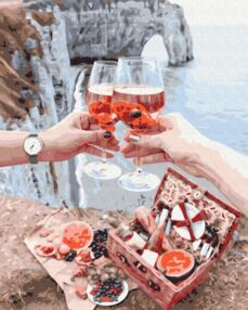 Розпис по номерах 40х50 BS27953 Сніданок на скелях brushme Брашми