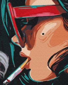 Розпис по номерах 40х50 BS51946 Димний погляд brushme Брашми