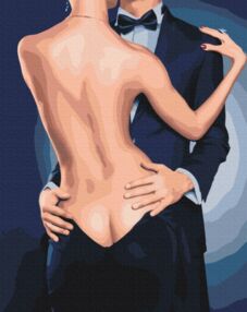 Розпис по номерах 40х50 BS53917 Обійми джентельмена brushme Брашми