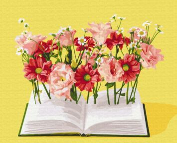 Розпис по номерах 40х50 BS53995 Книга на рідній мові brushme Брашми