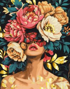 Розпис по номерах 40х50 BS54009 Магія пелюсток brushme Брашми