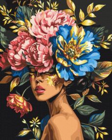 Розпис по номерах 40х50 BS54013 Квіткова гармонія brushme Брашми