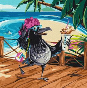 Розпис по номерах 40х40 SBS025 Будь крутим сьогодні brushme Брашми