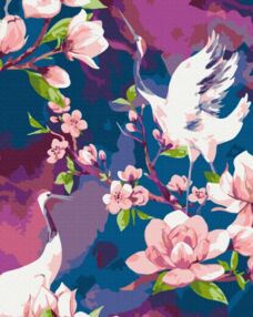 Розпис по номерах 40х50 BS1003 Пісня журавля brushme Брашми