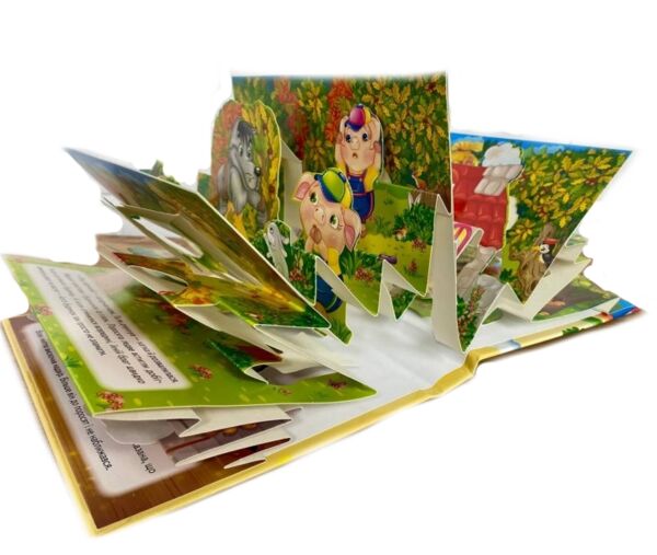 Книжка панорамка Троє поросят Ціна (цена) 100.60грн. | придбати  купити (купить) Книжка панорамка Троє поросят доставка по Украине, купить книгу, детские игрушки, компакт диски 4