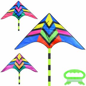 Повітряний змій ширина 158 см довжина 80 см хвіст 5 м 3 кольори MR 1155