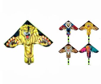 Повітряний змій ширина 110 см довжина 55 см хвіст 85 см 4 види MR 1446