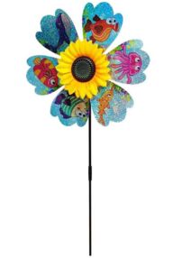 Вітрячок вертушка квітка паличка фольга 5 видів MR 1225