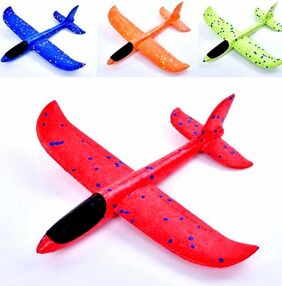 Літак пінопластовий мікс кольорів 22 Літак пінопластовий мікс кольорів 22