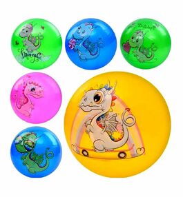 Мяч дитячий 5 кольорів 6 видів MS 3996-1