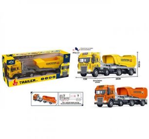 Трейлер металевий інерцйний 30 см рухливі деталі 2 кольори KLX800-269