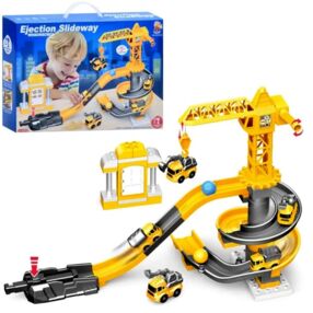 Гараж на запуску машинки 4 штуки підйомний кран 222-В124