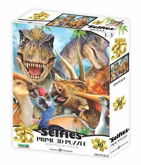 пазли 3D Селфі Динозаври 50 деталей (31036) Ціна (цена) 24.40грн. | придбати  купити (купить) пазли 3D Селфі Динозаври 50 деталей (31036) доставка по Украине, купить книгу, детские игрушки, компакт диски 0