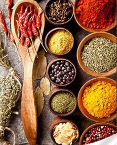 Алмазна мозаїка 30х40 HEG86878 Набір спецій "Strateg"