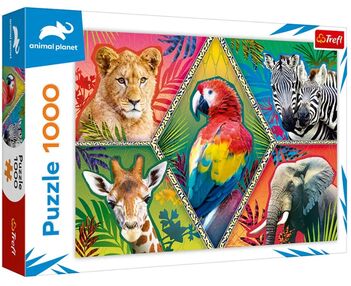 пазли 1000 елементів Екзотичні тварини Trefl 10671