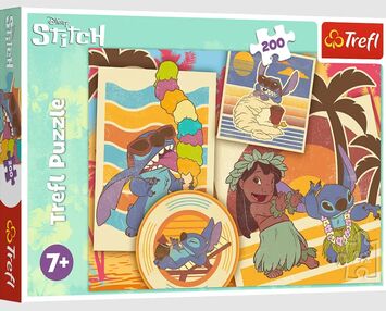 Пазли 200 елементів Музичний світ Дісней Лола і Стіч Trefl 13304