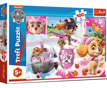 Пазли 100 елементів У повітрі Щенячий патруль Trefl 16368
