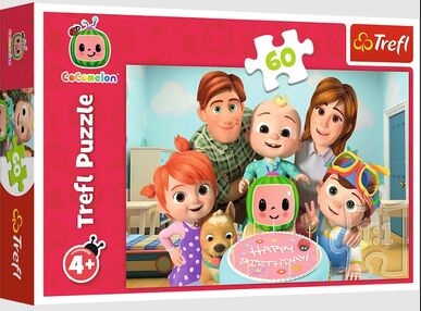пазли 60 елементів День народження Кокомелон Trefl  17391
