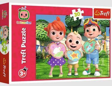 Пазли 30 елементів Граємось разом Кокомелон Trefl 18295