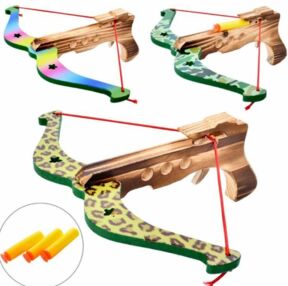 Арбалет м'які кулі-присоски 3 штуки мікс видів TD2023135 Арбалет м'які кулі-присоски 3 штуки мікс видів TD2023135