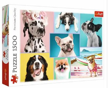Пазли 1500 елементів Милі собачки Trefl  26186
