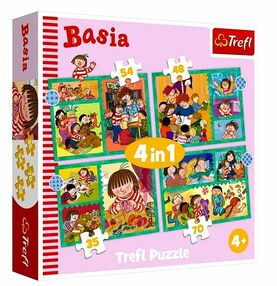 Пазли 4 в 1 Пригоди Сім'я Базі  Trefl 34606