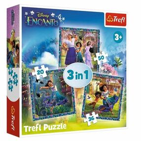 Пазли 3 в 1 Герої чарівного Енканто Trefl 34866