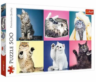 Пазли 500 елементів Котики Trefl 37377