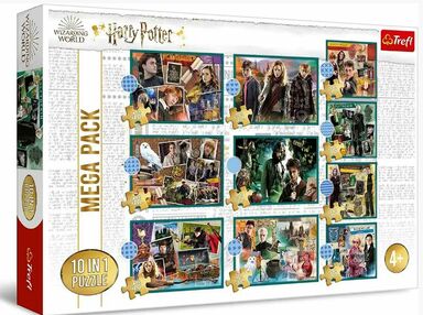 Пазли 10 в 1 У світі Гаррі Поттера Warner  Гаррі Поттер Trefl 90392