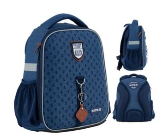 Рюкзак Kite К24-555S-4 Education College line boy  каркасний 35х26х13,5см