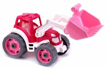 трактор іграшковий рожевий 8195