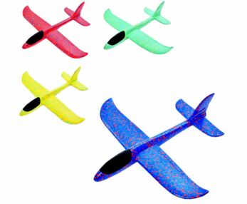 Літак пінопластовий мікс кольорів TD2023122 Літак пінопластовий мікс кольорів TD2023122