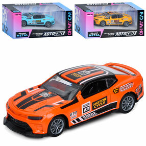 Машина АвтоСвіт металева інерційна музична 3 кольори AS-2984