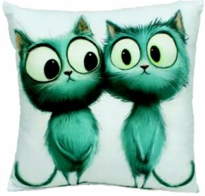 Подушка з принтом Щасливі 1 28 x 28 x 10 00387 - 54