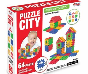 Конструктор пазли 293х260х60мм Місто 64 елементи 03702