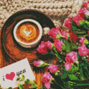 Алмазна мозаїка 40х40 АМО7216 Найкращий ранок "Ідейка"