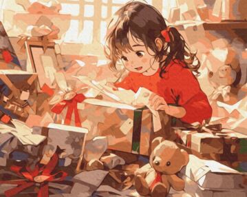 Розпис по номерах 40х50 BS53839 Подарунки на Різдво brushme Брашмі