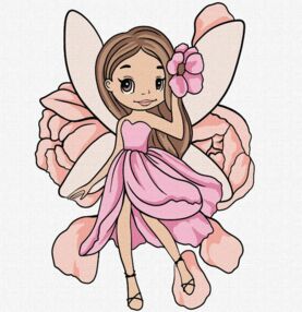 Розпис по номерах 25х25 КНО6150 Вишукана чарівниця "Ідейка"