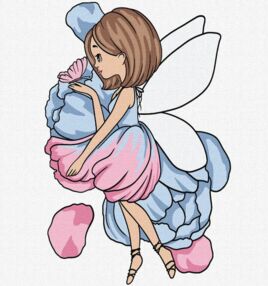 Розпис по номерах 25х25 КНО6152 Ніжна чарівниця "Ідейка"