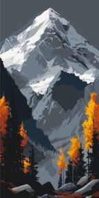 Розпис по номерах 40х80 11046-АС Непокорена вершина "Art Craft" арт крафт