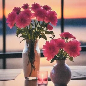 Алмазна мозаїка 30х30 HEE16349 Рожеві мрії "Strateg"