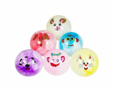 Мяч BT-PB-0117 дитячий гумовий Мордочки, 5кол Мяч BT-PB-0117 дитячий гумовий Мордочки, 5кол