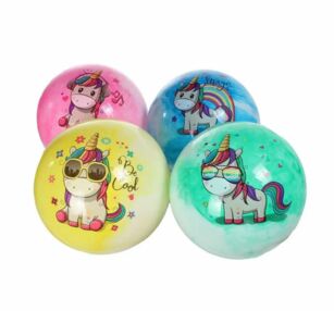 Мяч дитячий гумовий Єдинороги 4 кольори  BT-PB-0163