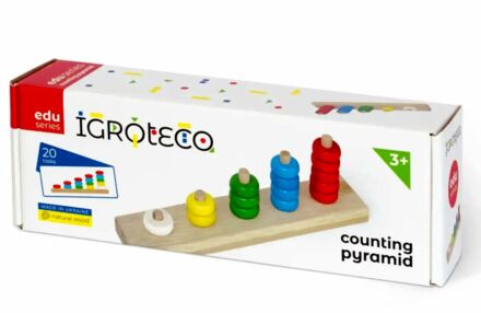 Гра навчальна Пірамідка-рахівничка 0439