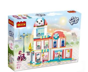 Конструктор 366 елементів Дівчатка Догляд за домашніми тваринами COGO 4571