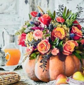 Алмазна мозаїка 30х30 HEE13818 Осіння композиція "Strateg"