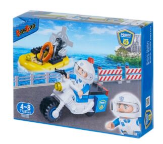 конструктор banbao Поліція Мотоцикл 61 деталь 7018