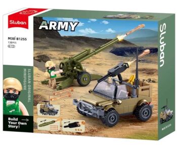 Конструктор Sluban Metropolis Гаубиця 138 деталей  М38-В1255