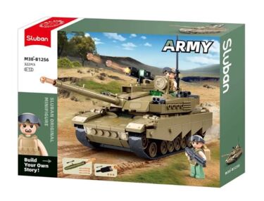 Конструктор Sluban Metropolis Бойовий танк 322 деталей М38-В1256